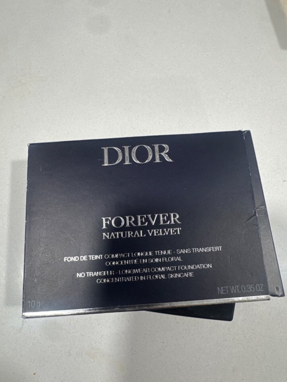 Dior Forever Natural Velvet Compact Foundation 4N Neutral 10g Longwear No Transf